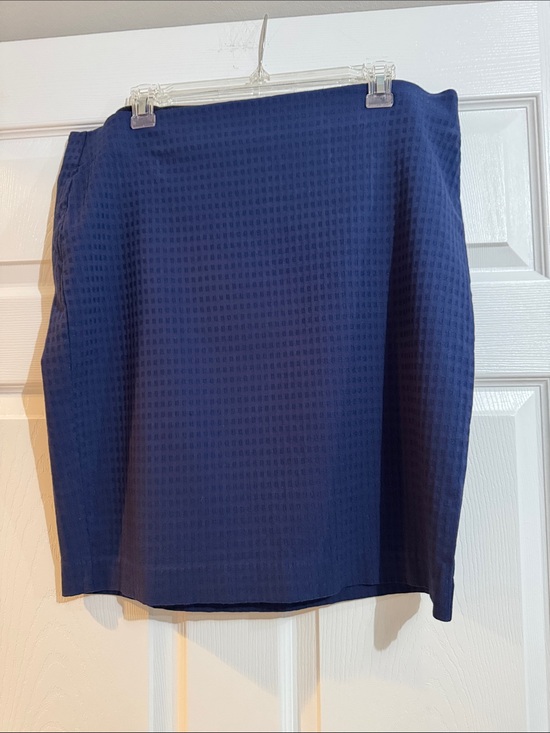 Elle Dresses & Skirts - Elle Navy Textured Pencil Skirt